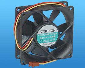 12VDC 3-1/8 X 1 SUNON FAN